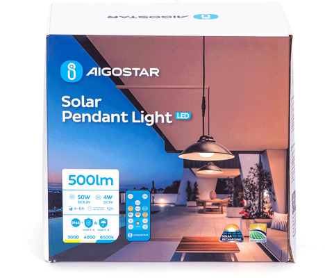 Luz techo solar Aigostar 50w IP65